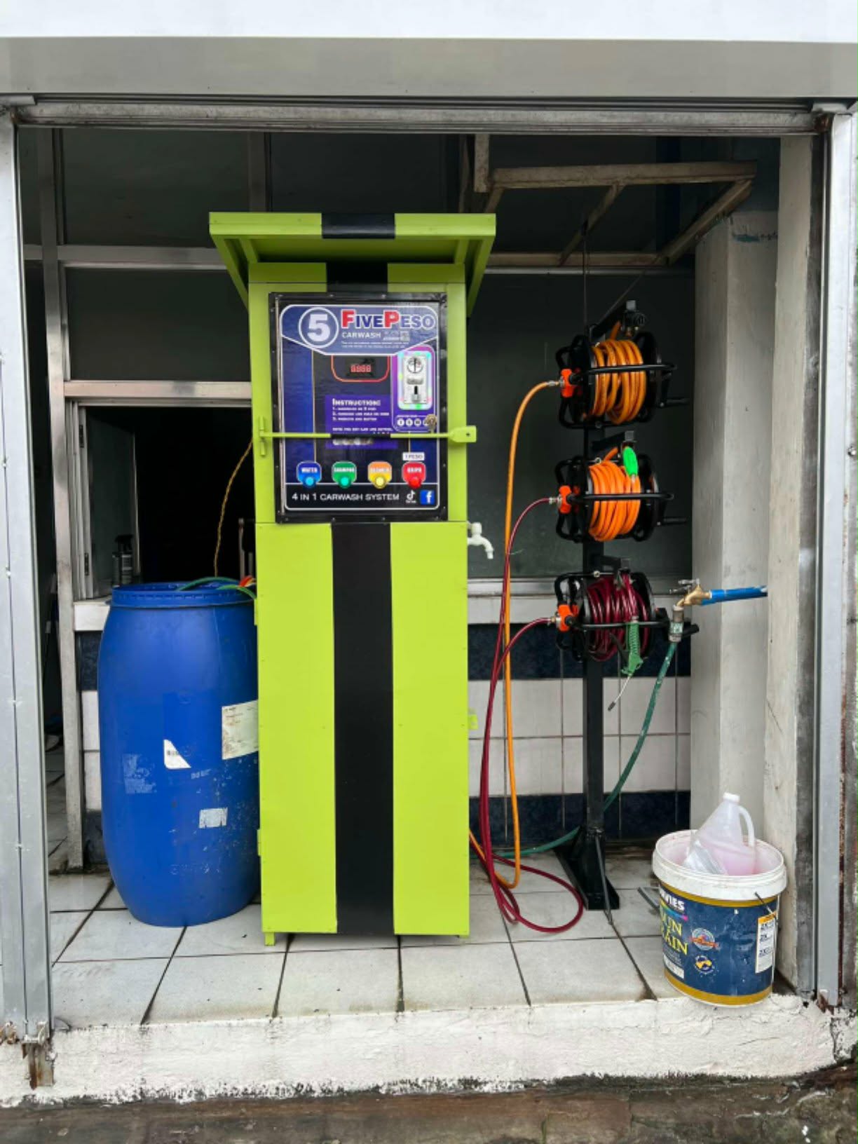 4in1 Stand Alone with hose reel